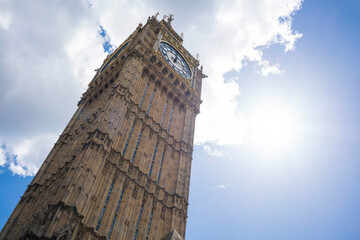 Fototapeta na wymiar Big ben tower in london
