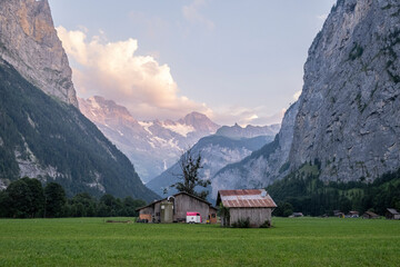 Casa de campo, Lauterbrunnen, Suiza