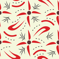 Background of vector art with seamless lines pattern