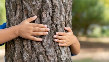 tree in the hands