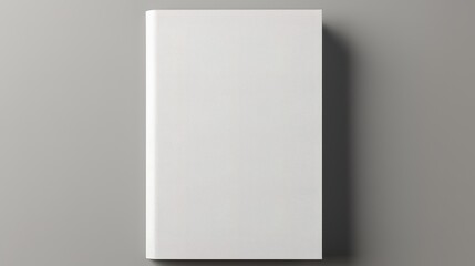 Notebook mockup, with place for your image, text or corporate identity details. Blank mock up with shadow on transparent background. Vector illustration. generative ai