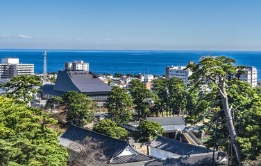 Castle City View Sagami Bay Odawara Kanagawa Japan