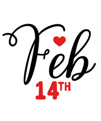 Valentine’s Day Be Mine text phrase design on plain white transparent isolated background for shirt, hoodie, sweatshirt, apparel, card, tag, mug, icon, poster or badge