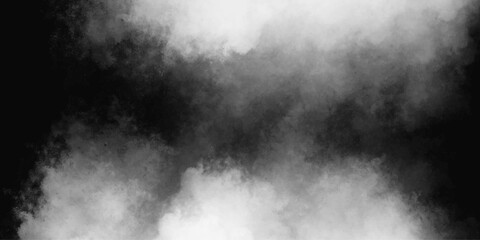 Black White cumulus clouds smoky illustration.realistic illustration lens flare.hookah on soft abstract realistic fog or mist isolated cloud,sky with puffy,liquid smoke rising canvas element.
