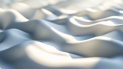 Abstract White Wavy Texture Background