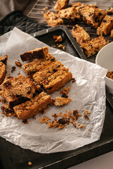 Freshly baked South African health rusks