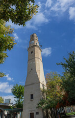 Türkiye - Burdur Clock Tower was built in 1936. It is made of cut stone and its height is 30 meters.