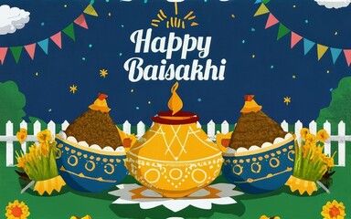 Vector illustration for Indian festival Holika Dahan wishes poster Design