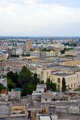 Fototapeta na wymiar panorama seen from the top of the bell tower can be reached by lift Lecce Italy