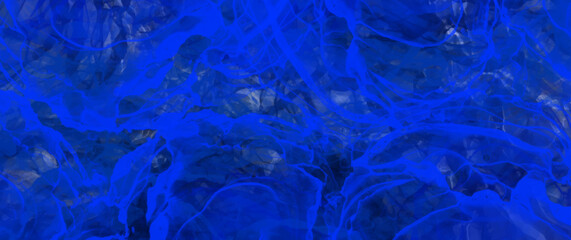 Abstract blue paint vector background for cover design, card, flyer, poster and invitation. Hand drawn ink illustration. Fluid art. Blue futuristic 3d texture illustration. Modern artistic backdrop.