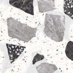 White and black marble texture background floor decorative stone interior stone pattern.