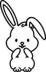 cute easter bunny