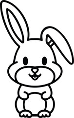 cute easter bunny