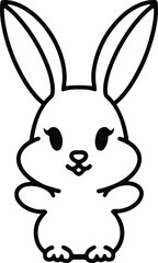 cute easter bunny
