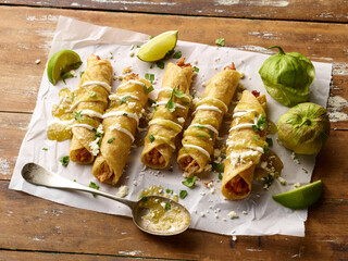 Chicken Flautas 