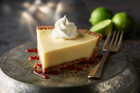 Key Link Pie Slace with Whipped Cream 