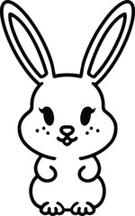 cute easter bunny