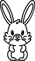 cute easter bunny