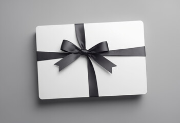 Gift card, black card, ideal packaging design for online sales card