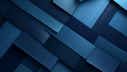 Black blue abstract modern background for design. 3D effect. Diagonal lines, stripes. Triangles. Gradient. Metallic sheen. Minimal. Web banner. Wide. Panoramic. Dark. Geometric shapes