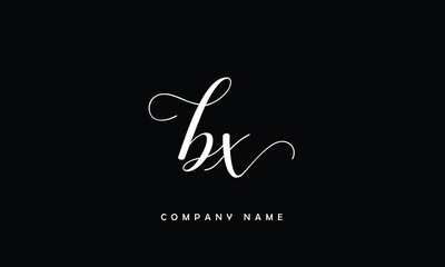 BX, XB, B, X Abstract Letters Logo Monogram