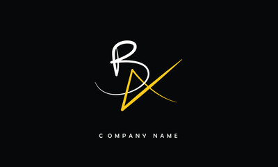 BX, XB, B, X Abstract Letters Logo Monogram