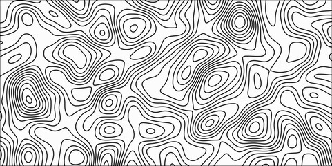 Map in Contour Line Light topographic topo contour. Topographic Map topo Gradient multicolor wave curve lines banner background wave isolines vector Black-white background from a line.