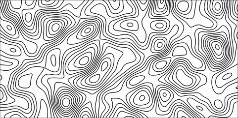Map in Contour Line Light topographic topo contour. Topographic Map topo Gradient multicolor wave curve lines banner background wave isolines vector Black-white background from a line.
