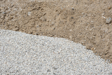 Soil Earth and fractured rock gravel are essential components on a construction site, forming the...