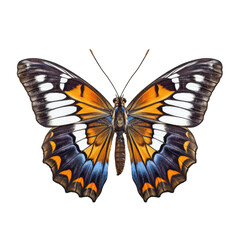 Fototapeta premium Clipper Butterfly - type of insect on transparent background