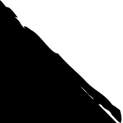 Obraz premium Corner Brush Shape