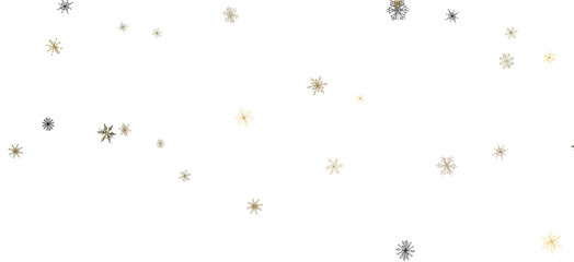 Snowflake Cascade: Mesmerizing 3D Illustration Depicting Descending Christmas Snowflakes