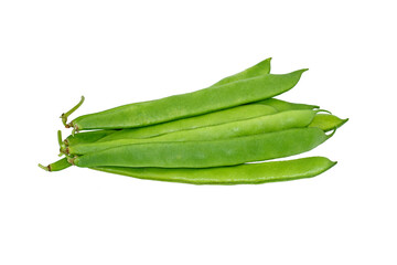 Green fresh beans produced as a vegetable in the winter season