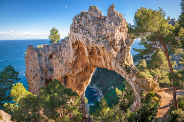 Natural Arch in Capri, Italy
