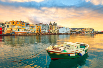 Ischia Island, Naples, Italy on the Mediterranean - obrazy, fototapety, plakaty