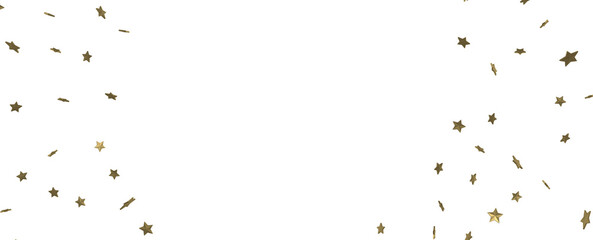 Heavenly Showers: 3D Gold Stars Rain Illustration Transcends Imagination