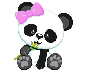 Obraz premium Vector cute baby teddy bear cartoon style illustration isolated on white background