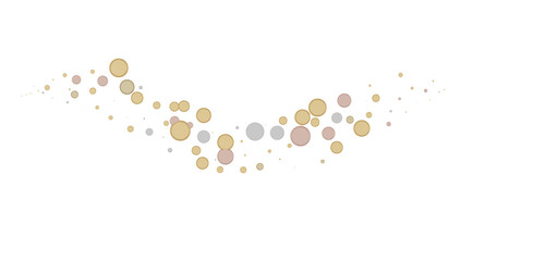 Radiant Revelry: Dynamic 3D Illustration of a Radiating gold Confetti Celebration