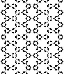 Black seamless abstract pattern. Overlay for background and backdrop. Ornamental design. PNG graphic illustration with transparent background.