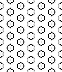 Black seamless abstract pattern. Overlay for background and backdrop. Ornamental design. PNG graphic illustration with transparent background.
