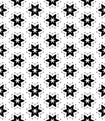 Black seamless abstract pattern. Overlay for background and backdrop. Ornamental design. PNG graphic illustration with transparent background.