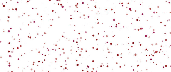 Glittering confetti on a transparent background. Holiday confetti png. red confetti falls from the sky.