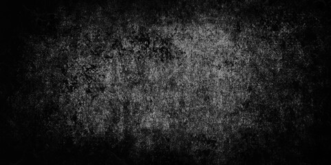 Abstract Empty surreal room wall or concrete texture, Stone black texture background with grainy scratches, Black or dark gray rough grainy black grunge texture, dark concrete floor old grunge texture