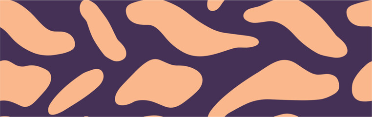 Vector illustration with geometric shapes layers. Organic shape. For Futuristic Ad, Booklets. Futuristic wavy backdrop. Minimal Poster. Seamless.