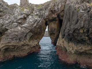 Acantilado del Infierno en Galicia