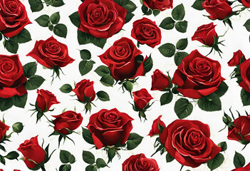 Roses, wallpaper with beautiful flowers for decoration, v3