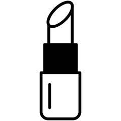 Lipstick solid glyph icon