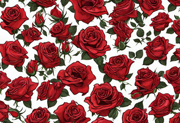 Roses, wallpaper with beautiful flowers for decoration, v3