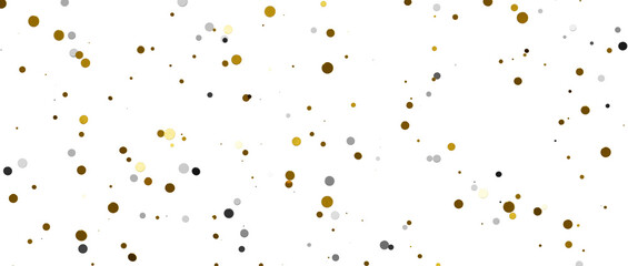 Dazzling Delight: Mesmerizing 3D Illustration of Glittering gold Confetti - PNG