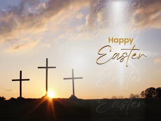 Poster easter greetings card © Horval